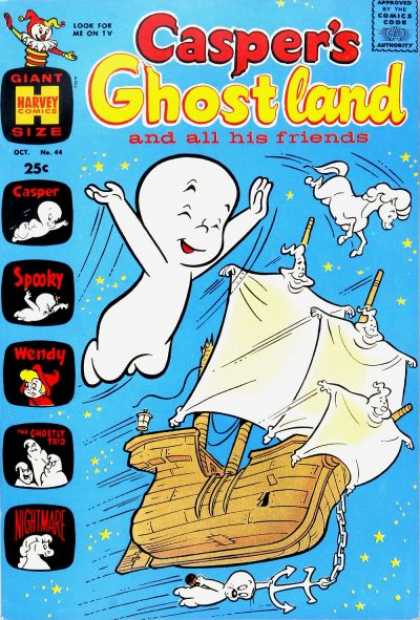 Casper's Ghostland 44 - Friendly Ghost - Wendy - Spooky - Ghost Ship - Ghostly Trio