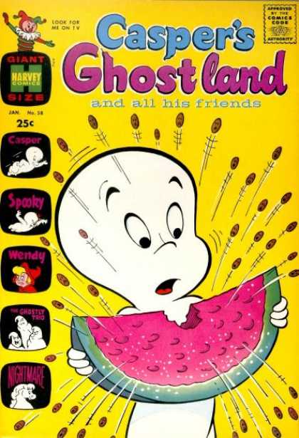 Casper's Ghostland 58 - All His Friends - Marvel Comics - Approved - Giant Size - Wendy