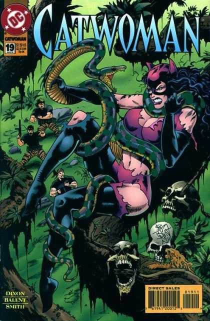 Catwoman 19 - Dc - Snake - Skulls - Jungle - Dixon