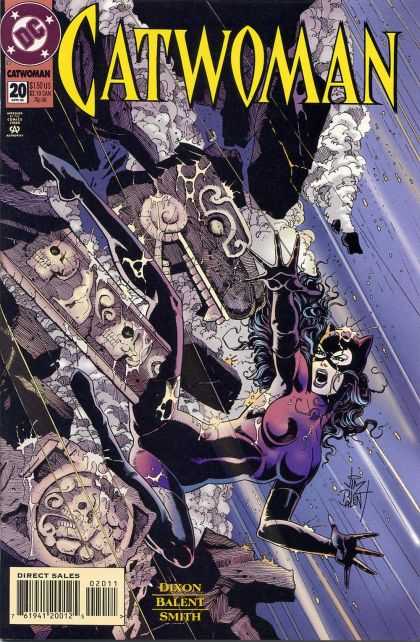 Catwoman 20 - Direct Sales - Does This Mean Subscribor Only - Ancient Skulls - Serounded By Water - Fingers Spread Far Apart - Excellent Colors - Cameron Stewart