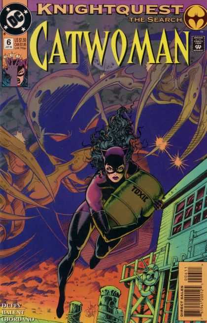 Catwoman 6 - Dollar Comics - Knightquest - Deffy - Us 150 - Approved By Comics Code Authority - Paul Pope