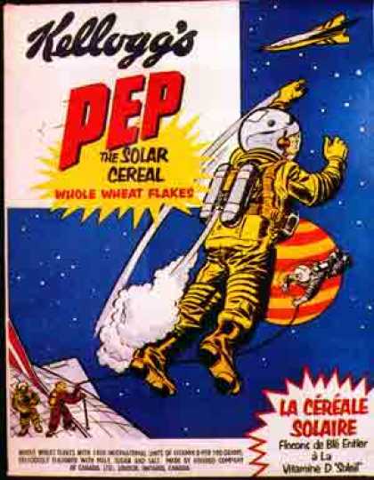 Cereal Boxes - Kellog's Pep, The Solar Cereal