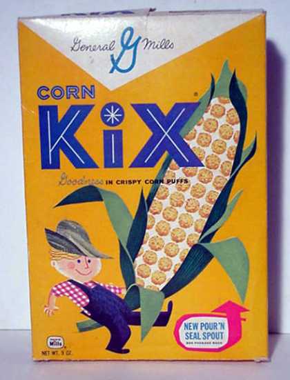 Cereal Boxes - w/ Corn Kid