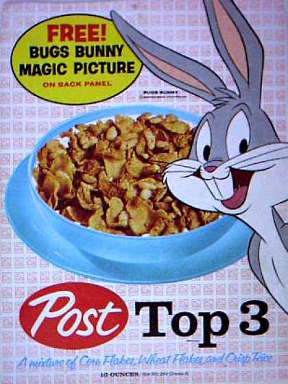 Cereal Boxes - Bugs Bunny