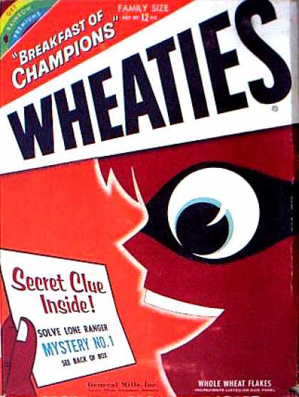 Cereal Boxes - Red kid w/ mask