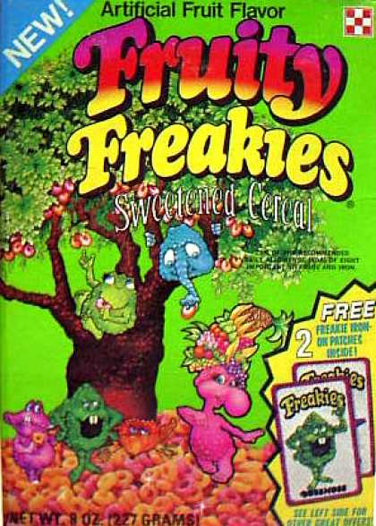 Cereal Boxes - Freakies in Tree