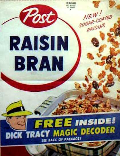 Cereal Boxes - Dick Tracy