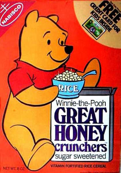 Cereal Boxes - Winnie the Pooh