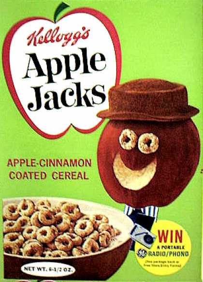 Cereal Boxes - Apple Head