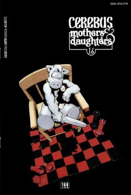 Cerebus 166 - Mothers U0026 Daughters - Chair - Chess - Sword - Doll - Dave Sim