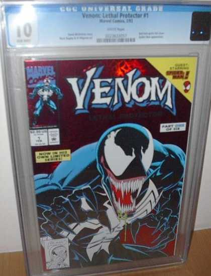CGC 10 Comics - Venom (CGC) - Villian - Black - Alien Symbiote - Eddie Brock - Green Drool