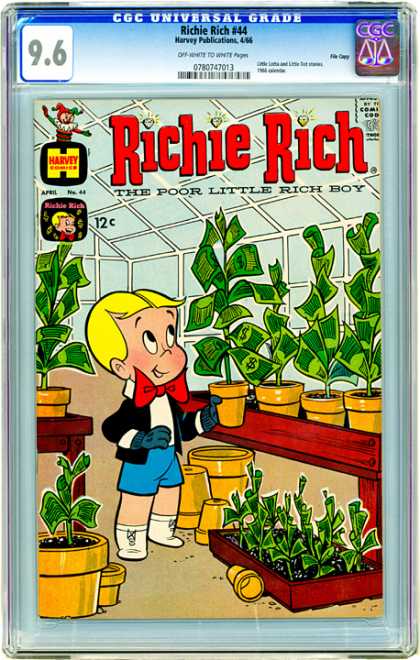 CGC Graded Comics - Richie Rich #44 (CGC)