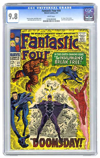 CGC Graded Comics - Fantastic Four #59 (CGC)