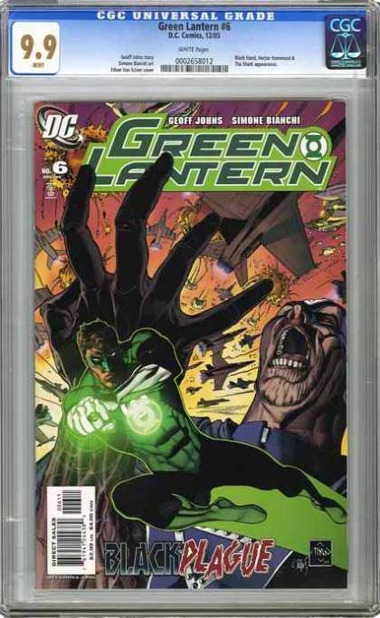 CGC Graded Comics - Green Lantern: Rebirth #6 (CGC) - Green Lantern - Dc - Simone Bianchi - Geoff Jones - Hand