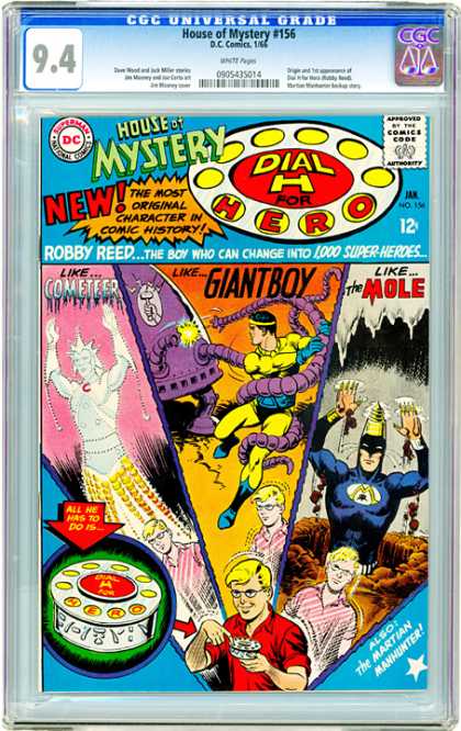 CGC Graded Comics - House of Mystery #156 (CGC) - House Of Mystery - New - Giantboy - Like Cometeer - Like Mole