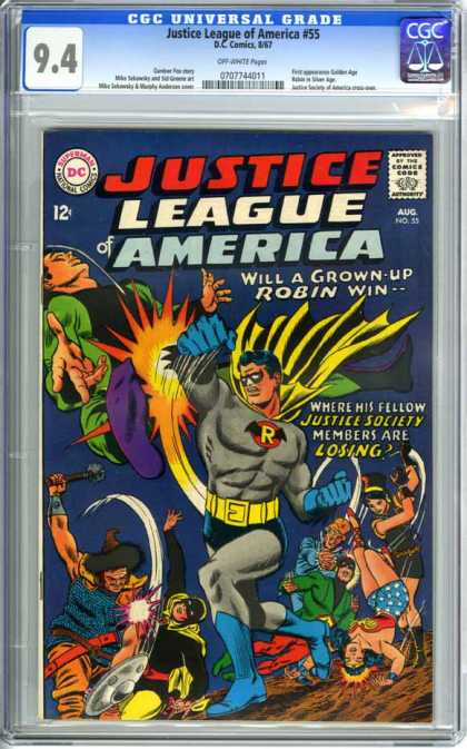 CGC Graded Comics - Justice League of America #55 (CGC)