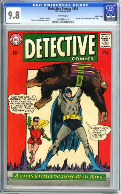 CGC Graded Comics - Detective Comics #339 (CGC) - Detective - Action - Strategy - Comis - Batman