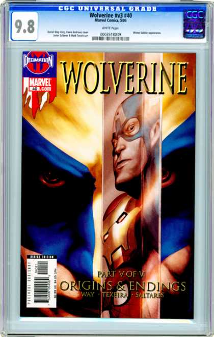 CGC Graded Comics - Wolverine #v3 #40 (CGC)