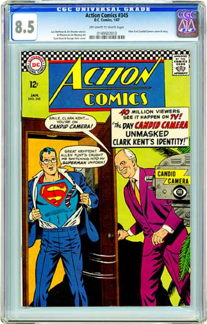 CGC Graded Comics - Action Comics #345 (CGC)
