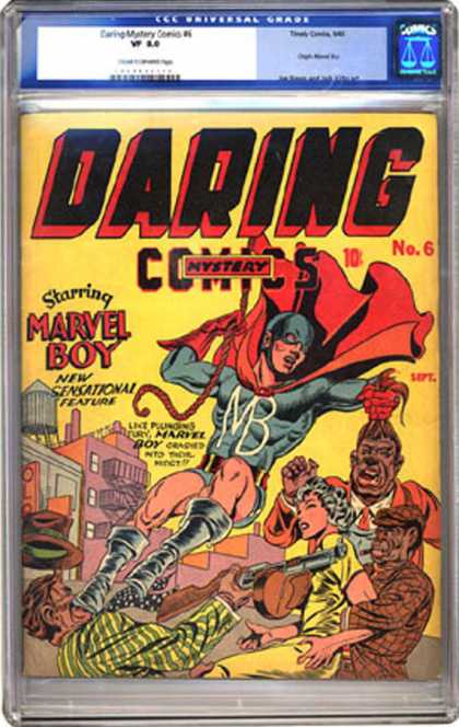 CGC Graded Comics - Daring Mystery Comics #6 (CGC) - Marvel Boy - Daring Mystery - Villians - Monsters - Woman Hostage