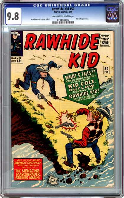 CGC Graded Comics - Rawhide Kid #50 (CGC) - Rawhide - Kid Colt - Cowboys - Shoot - Gun