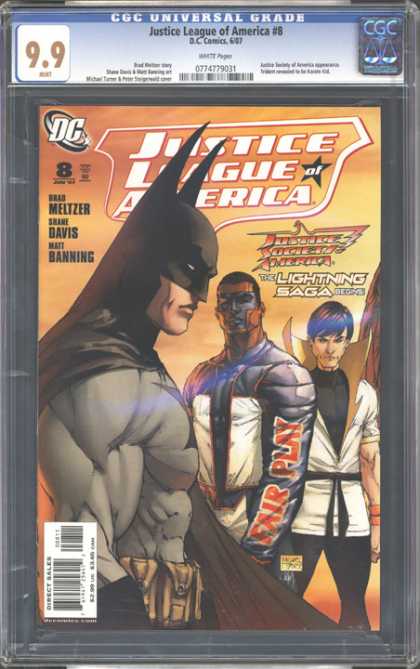 CGC Graded Comics - Justice League of America #8 (CGC) - Batman - Fair Play - Justice League - Black Belt - Mask