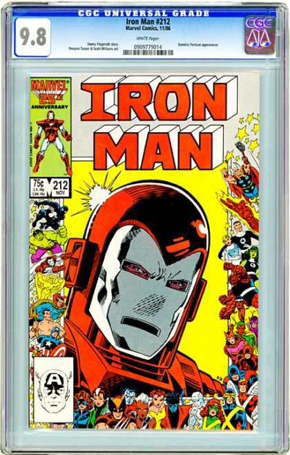 CGC Graded Comics - Iron Man #212 (CGC)
