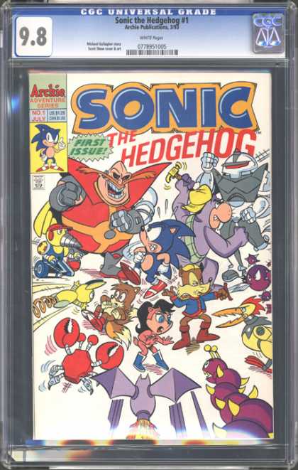 CGC Graded Comics - Sonic the Hedgehog #1 (CGC)
