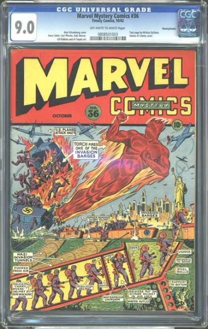 CGC Graded Comics - Marvel Mystery Comics #36 (CGC)
