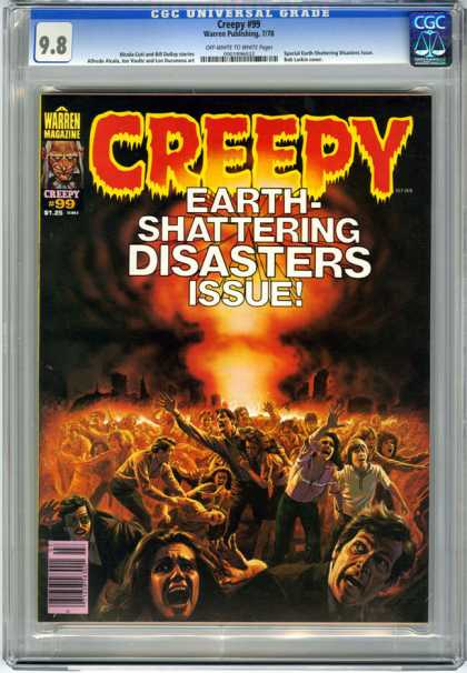 CGC Graded Comics - Creepy #99 (CGC) - Creepy - Earth Shattering - Disasters - Panic - Crowd