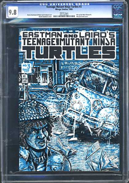 CGC Graded Comics - Teenage Mutant Ninja Turtles #3 (CGC) - Eastman - Laird - Teemage Mutant Ninja Turtles - Vehicle - No3
