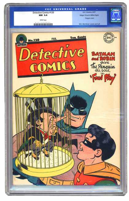 CGC Graded Comics - Detective Comics #120 (CGC) - Batman - Robin - The Penguin - Bird Cage - Foul Play