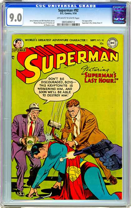 CGC Graded Comics - Superman #92 (CGC)