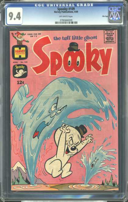 CGC Graded Comics - Spooky #109 (CGC) - Ghost - Monster - Water - Mountains - Scary