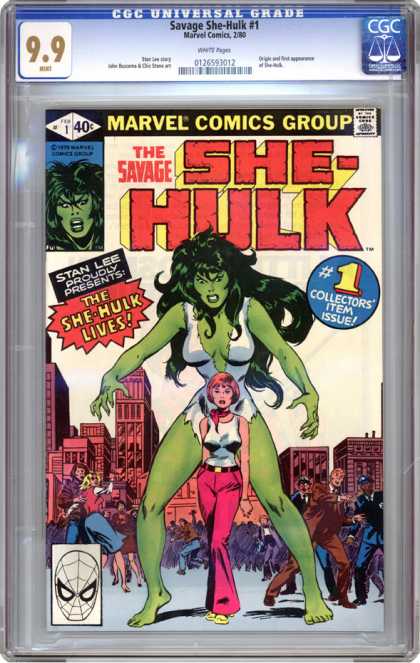 CGC Graded Comics - Savage She-Hulk #1 (CGC)