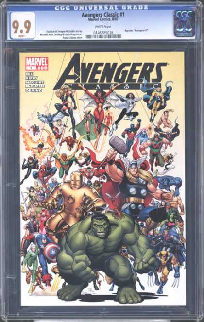 CGC Graded Comics - Avengers Classic #1 (CGC) - Marvel Comics - Avengers Classic - 99 - Hammer - Spiderman