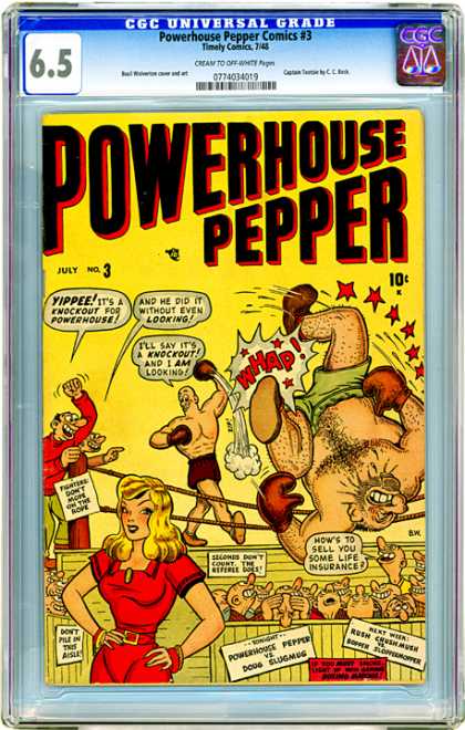 CGC Graded Comics - Powerhouse Pepper Comics #3 (CGC)