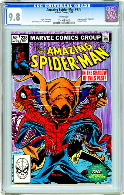 CGC Graded Comics - Amazing Spider-Man #238 (CGC) - Amazing Spider-man - Hobgoblin - Marvel Comics - Tearing Costume - Webs