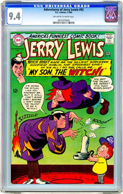 CGC Graded Comics - Adventures of Jerry Lewis #92 (CGC)