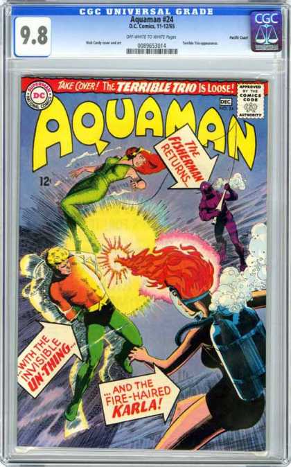 CGC Graded Comics - Aquaman #24 (CGC)