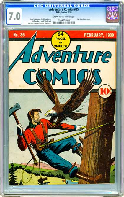 CGC Graded Comics - Adventure Comics #35 (CGC)