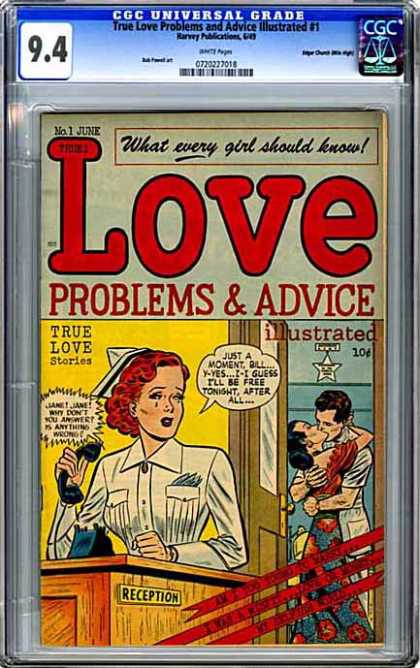 CGC Graded Comics - True Love Problems and Advice Illustrated #1 (CGC)