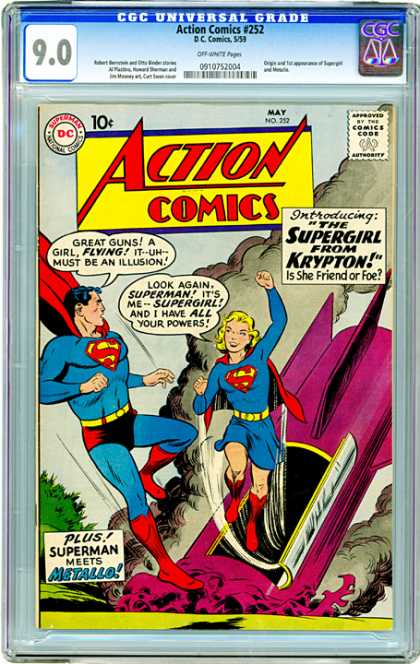 CGC Graded Comics - Action Comics #252 (CGC)