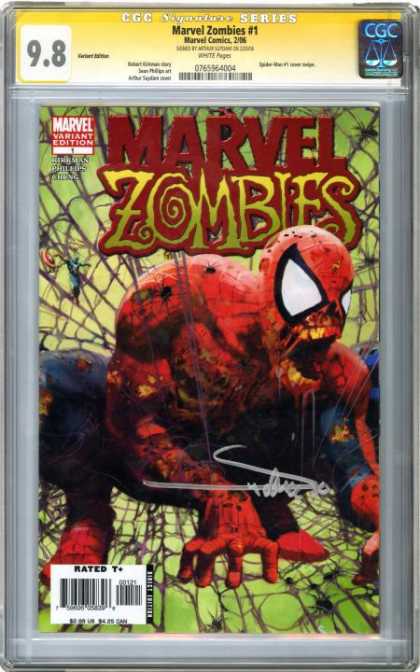 CGC Graded Comics - Marvel Zombies #1 (CGC) - Rated T - Marvel Zombies - Spiderman - 98 - Series