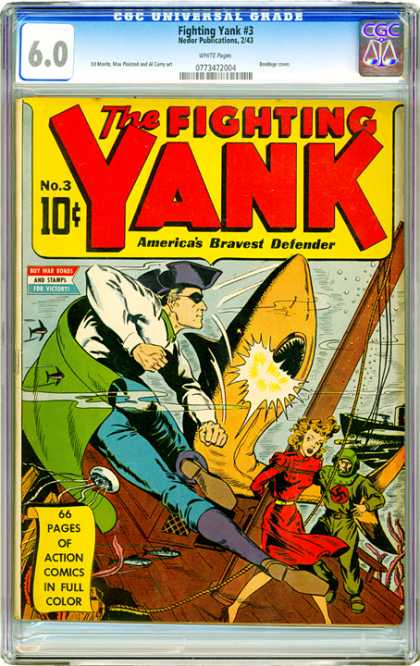 CGC Graded Comics - Fighting Yank #3 (CGC)