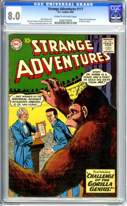 CGC Graded Comics - Strange Adventures #117 (CGC)