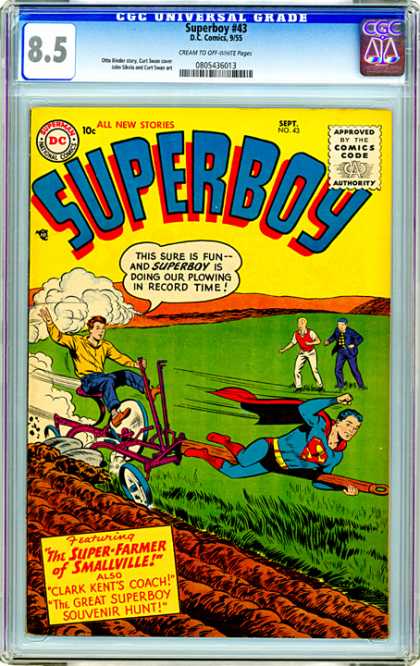 CGC Graded Comics - Superboy #43 (CGC)