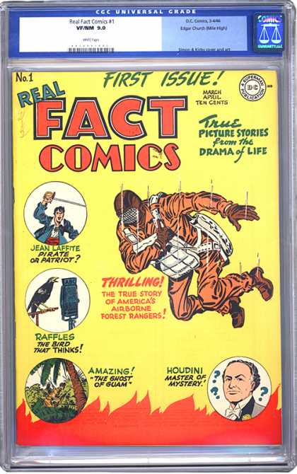 CGC Graded Comics - Real Fact Comics #1 (CGC)