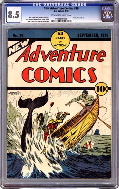 CGC Graded Comics - New Adventure Comics #30 (CGC)