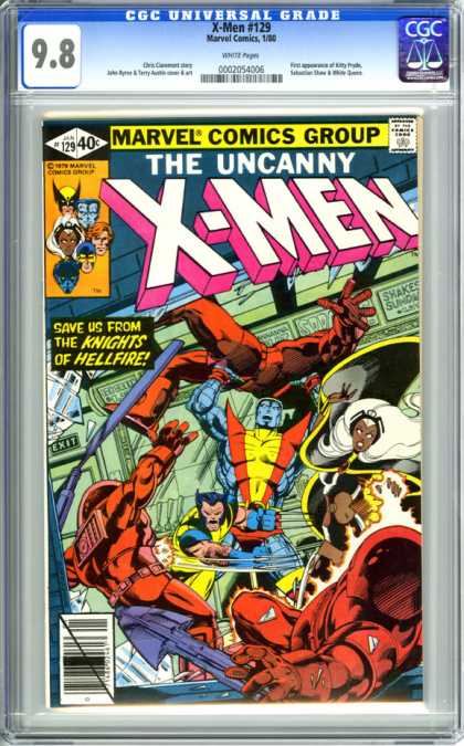 CGC Graded Comics - X-Men #129 (CGC) - X-men - Wolverine - Storm - Uncanny - Marvel